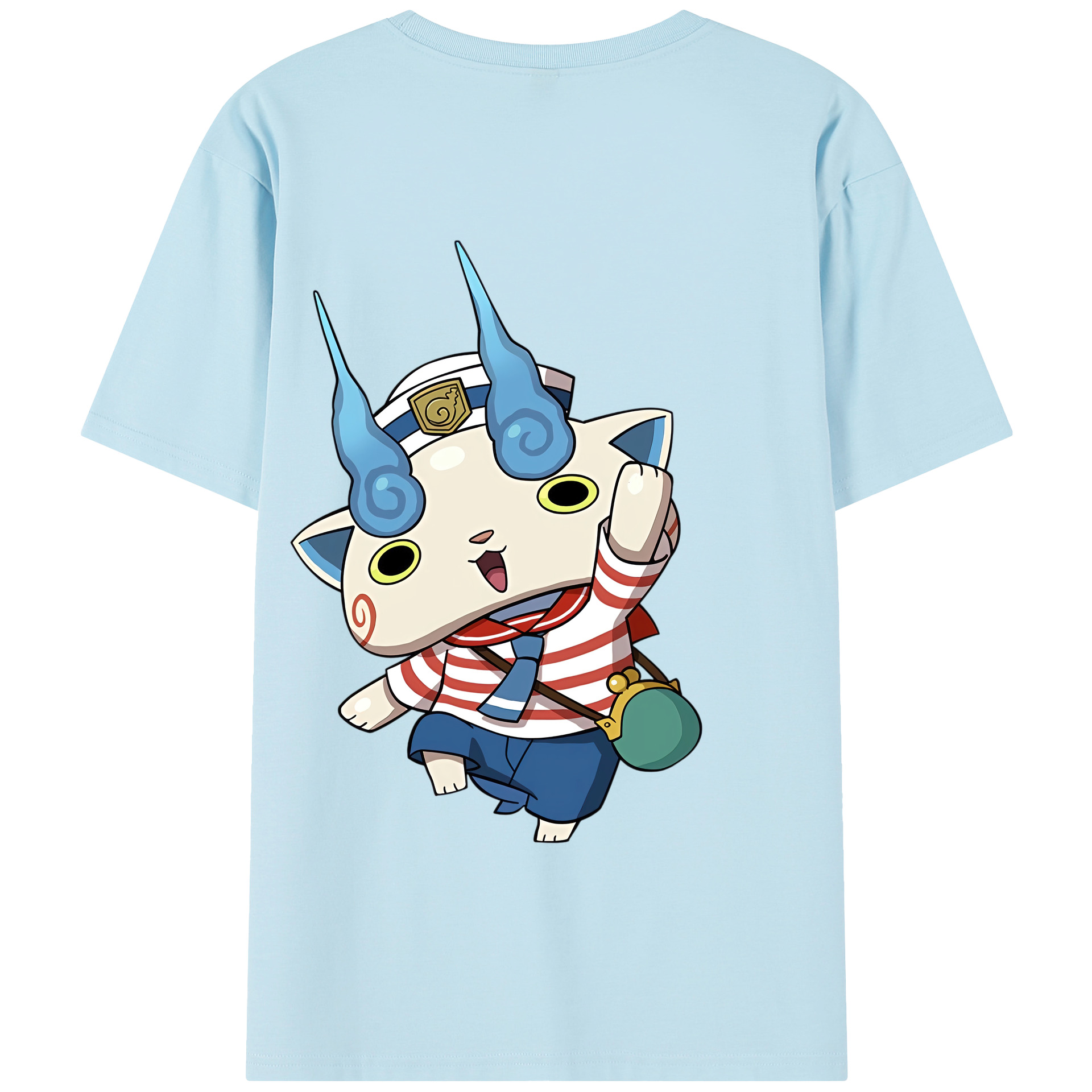 （画像用） 妖怪ウォッチ Yo-kai Watch 綿100％半袖Tシャツ（背面プリント）